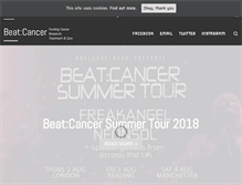 Tablet Screenshot of beatcancer.info